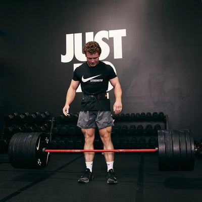 Nike Strength Gummi-Stoßfängerplatten-Set – Schwarz