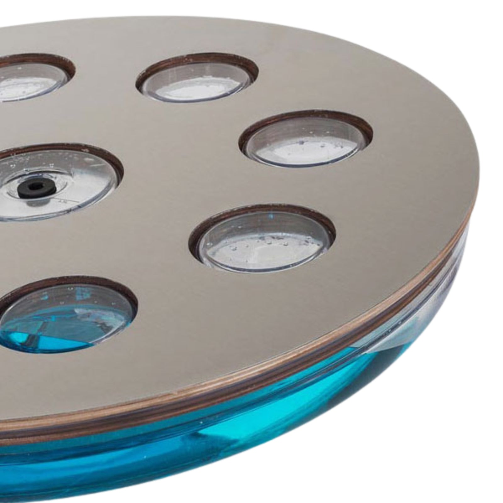 NOHRD Eau-Me Edelstahl – Balance Board gefüllt mit Wasser – Edelstahl