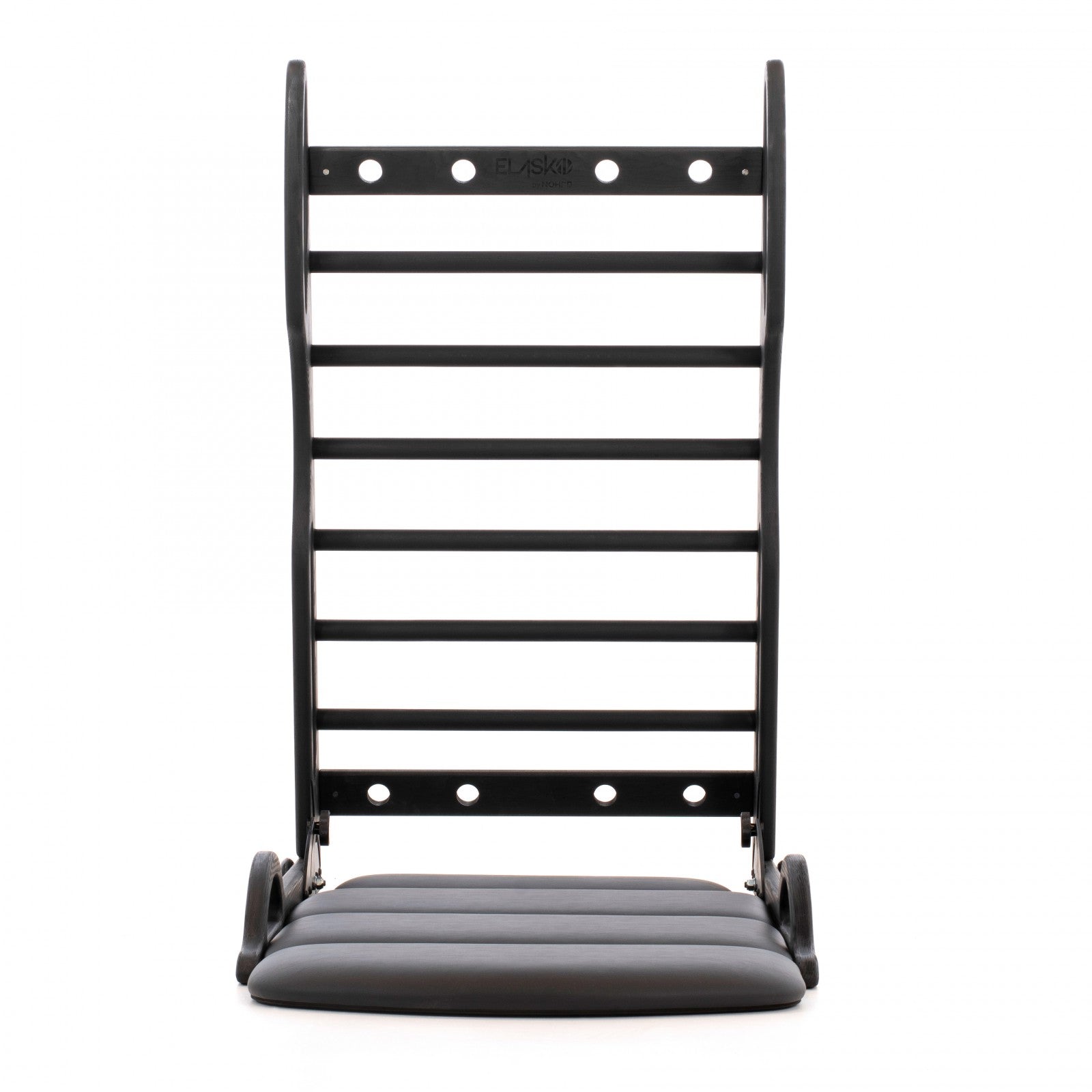 NOHRD Elasko Black – Verstellbarer Rahmen für Dehn- und Gleichgewichtstraining – Eiche gebeizt