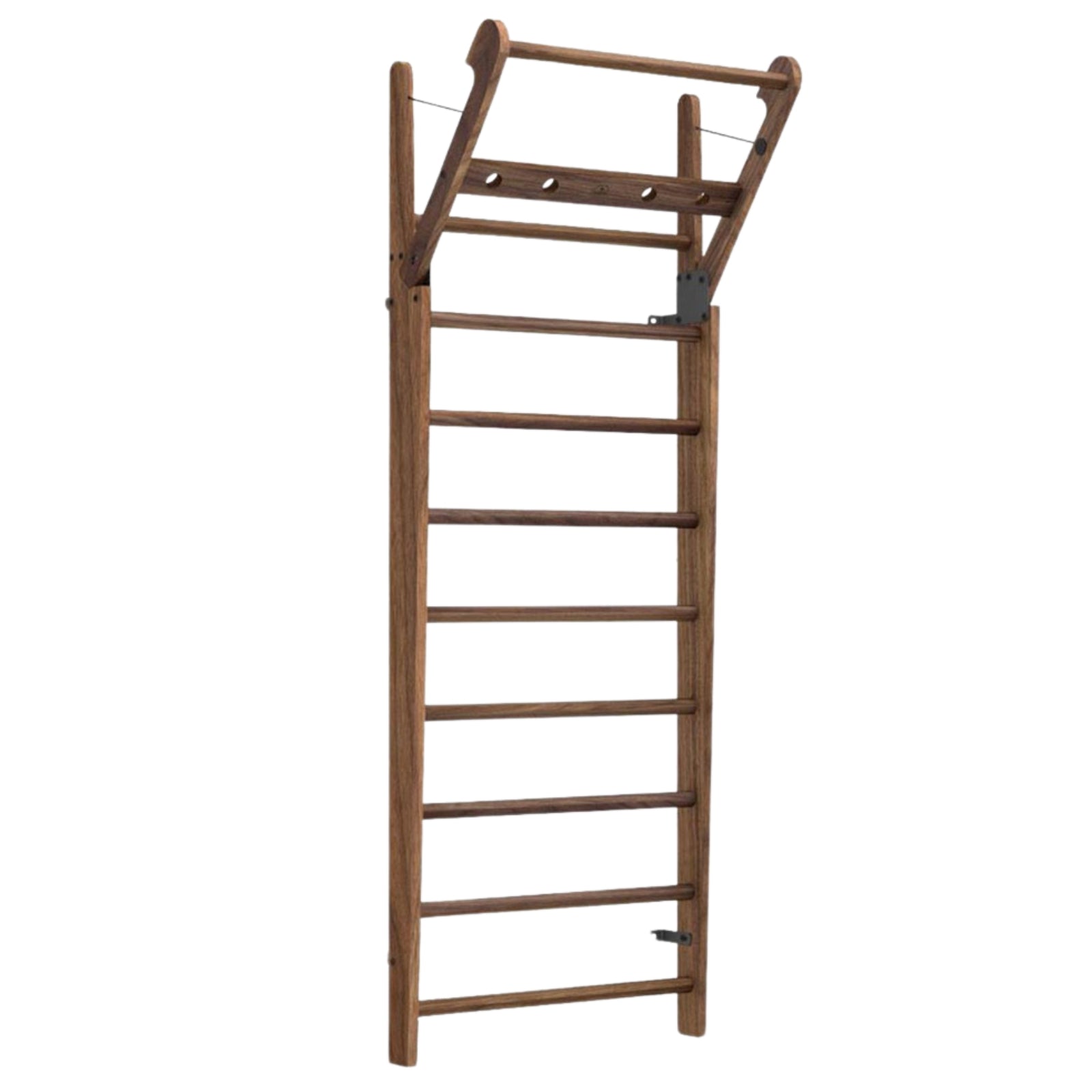 NOHRD Wallbars Walnut – Ausklappbares Wandregal – Walnuss