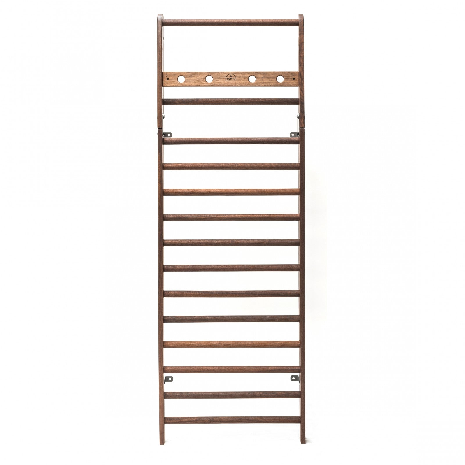 NOHRD Wallbars Walnut – Ausklappbares Wandregal – Walnuss