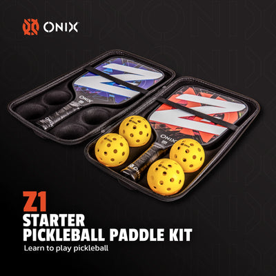 ONIX Z1 Pickleball-Set – 2 Pickleball-Schläger + Bälle (Freizeit)