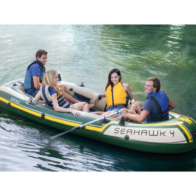 Intex Seahawk Schlauchboot für 4 Personen – 4er-Set – 351 x 145 cm