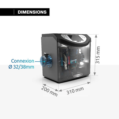 Poolex Turbo Salt Electrolyzer - Salzchlorinator / Salzelektrolysesystem für Schwimmbäder