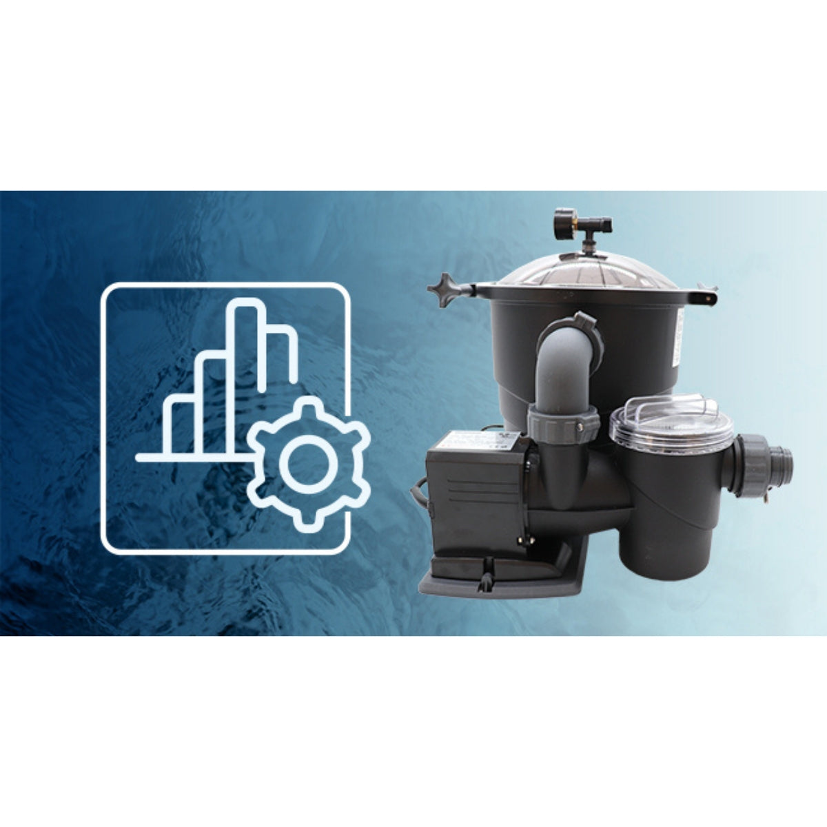 Poolex Filter Max (400 mm) – Filtersystem mit Filterbällen für Schwimmbad