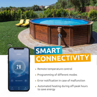 Poolex Nano 2025 Full Inverter (3kW) Reversible - Warmtepomp voor zwembaden/spa's tot 20 m3