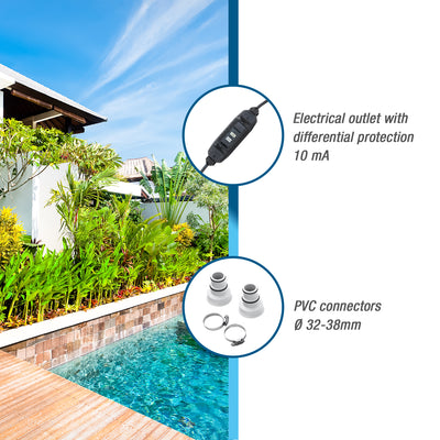 Poolex Nano Action (5kW) - Wärmepumpe für (Schwimm-)Pools bis 35 m3