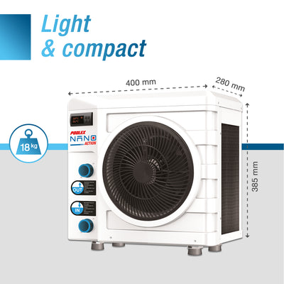 Poolex Nano Action (5kW) - Wärmepumpe für (Schwimm-)Pools bis 35 m3