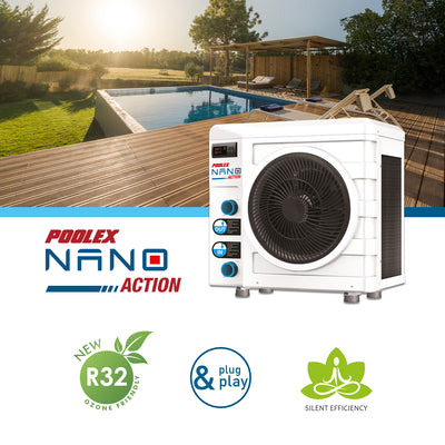 Poolex Nano Action (5kW) - Wärmepumpe für (Schwimm-)Pools bis 35 m3