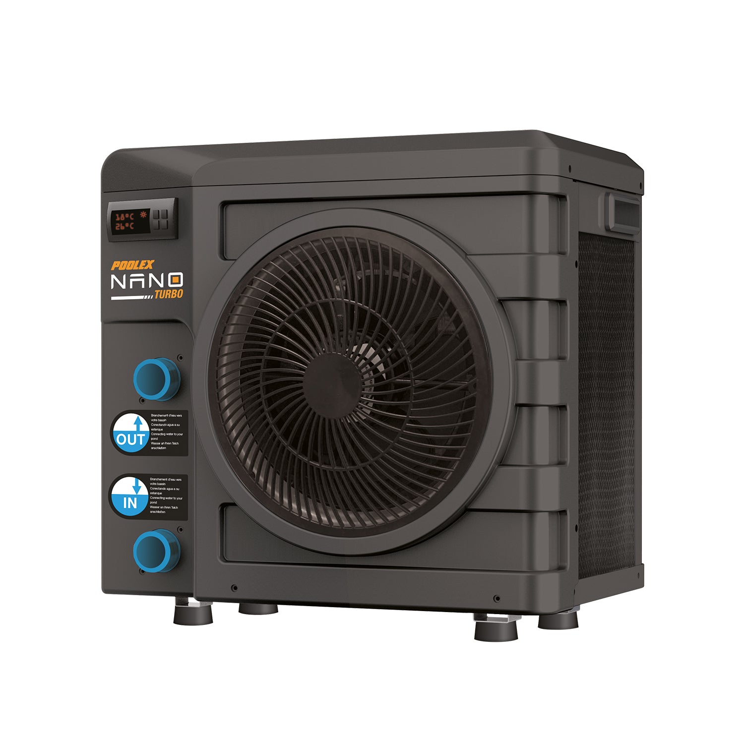 Poolex Nano Turbo (3kW) - Wärmepumpe für (Schwimm-)Pools bis 21 m3