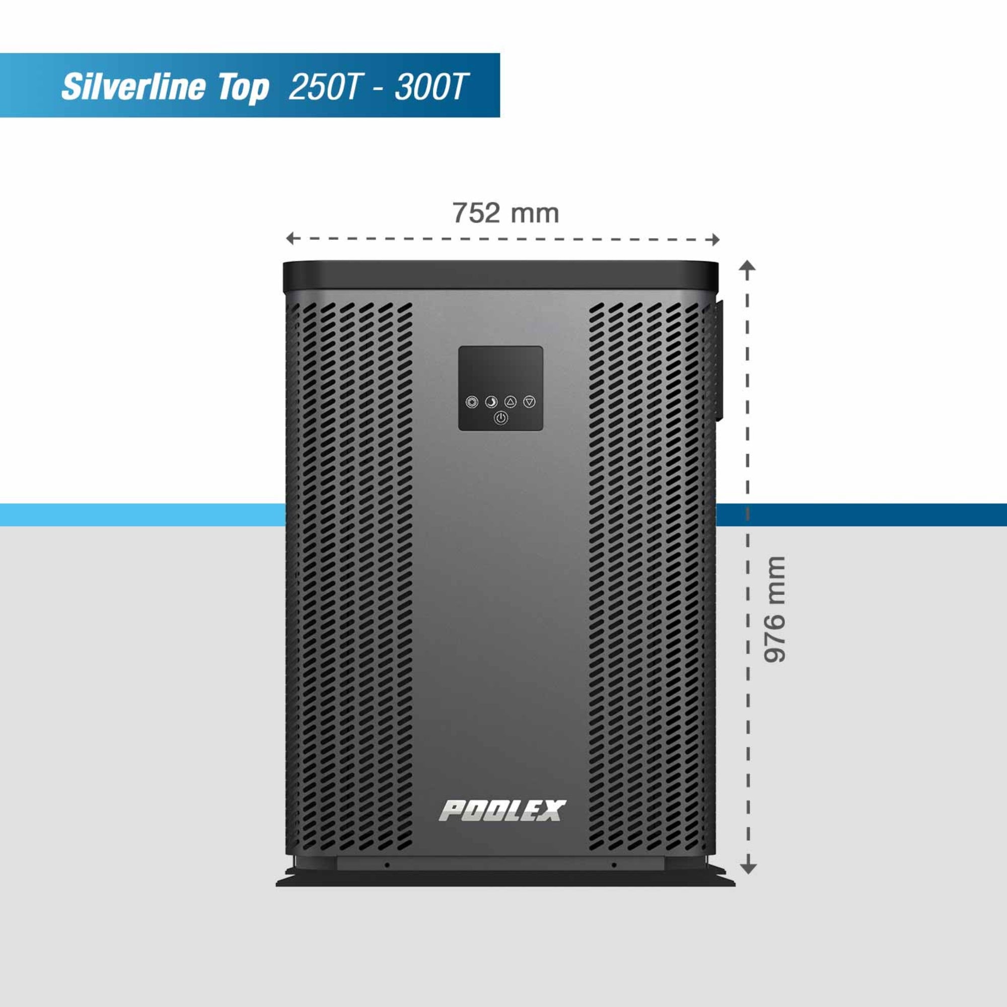 Poolex Silverline Top FI 250T warmtepomp voor zwembaden tot 130 m³