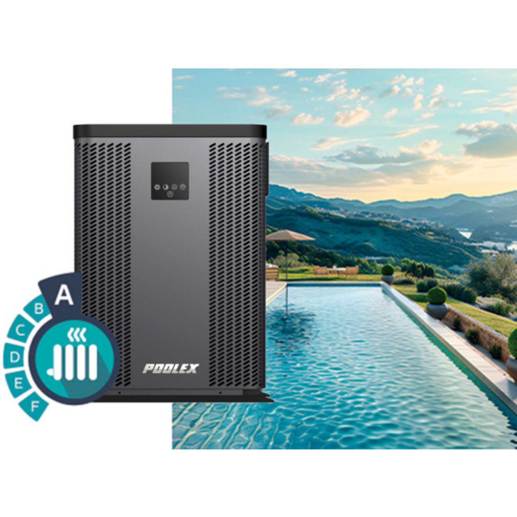 Poolex Silverline Top FI 250T warmtepomp voor zwembaden tot 130 m³