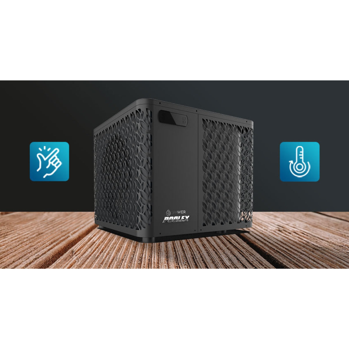 Poolex Spawer O'Spa Flow (3 kW) met geïntegreerde circulatiepomp - warmtepomp voor spa's