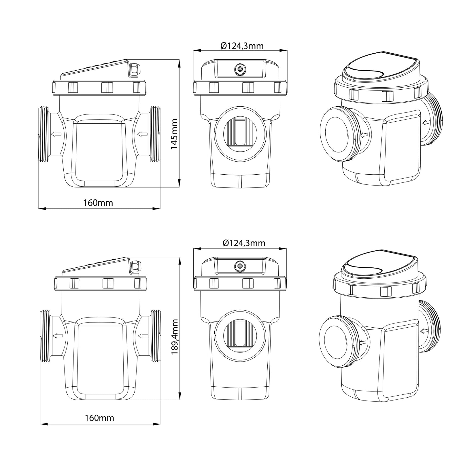 Poolex Turbo Salt Electrolyzer - Salzchlorinator / Salzelektrolysesystem für Schwimmbäder