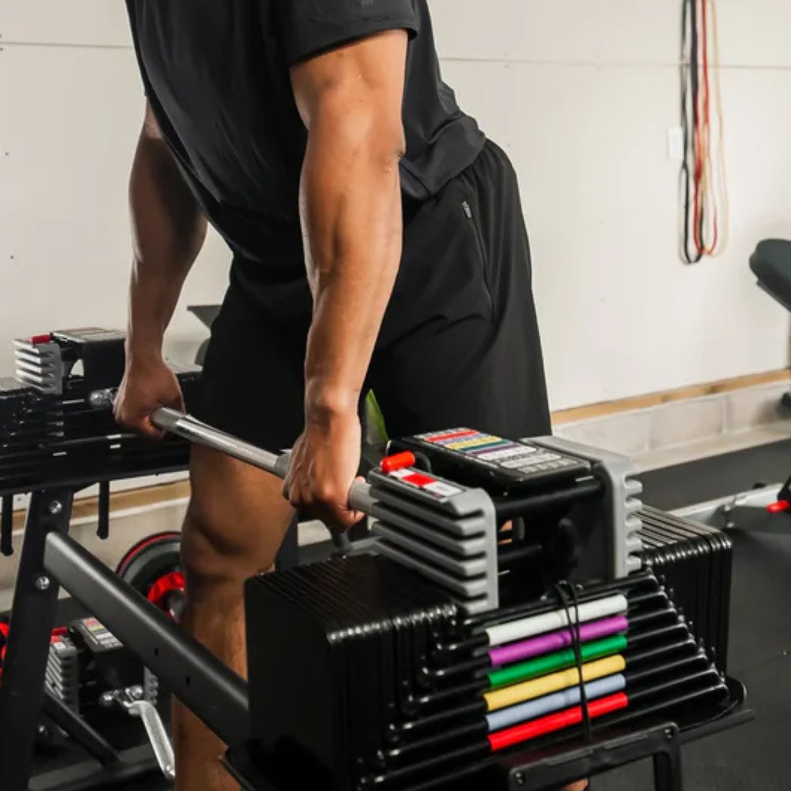 Powerblock PBELSB Gerade Stange Langhantel für Powerblock Elite Hanteln