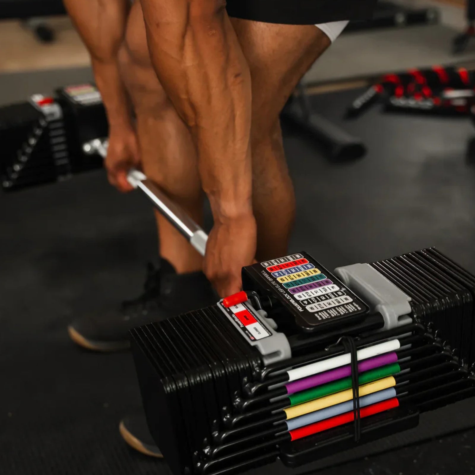 Powerblock PBELSB Gerade Stange Langhantel für Powerblock Elite Hanteln