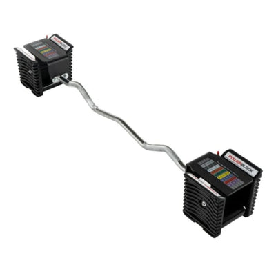 Powerblock PBPRO100EZB Pro 100 EZ-Curl-Langhantel für Powerblock Pro 100 Kurzhanteln