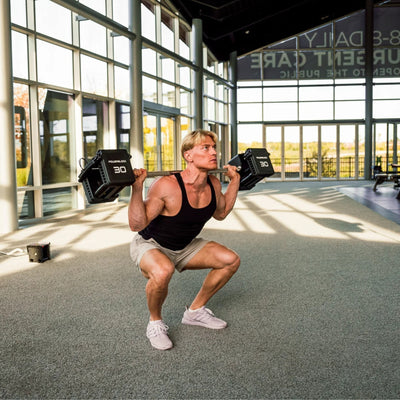 Powerblock PBPRO100SB Pro 100 Gerade Stange Langhantel für Powerblock Pro 100 Kurzhanteln