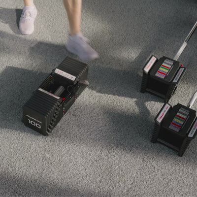 Powerblock PBPRO100SB Pro 100 Gerade Stange Langhantel für Powerblock Pro 100 Kurzhanteln