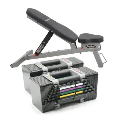 Powerblock Training Pack 4 – PBPACK4 – Trainingsbank &amp; PowerBlock Elite Set 5-70 (PBELSET2)