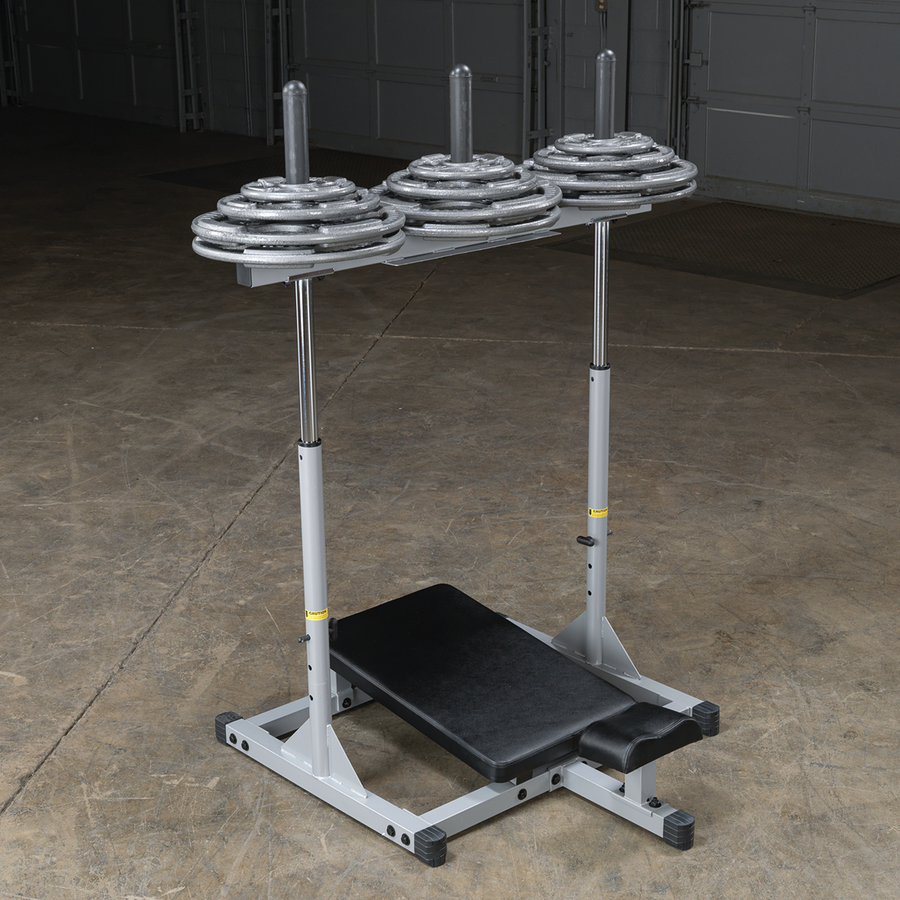 Powerline PVLP156X – Vertikale Beinpresse – Mit Gewichtsscheiben