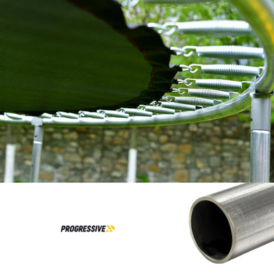 Thunder Deluxe Aufstelltrampolin rund (Ø244 cm) mit Netz - schwarz