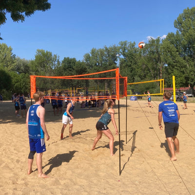 Dreiecknetz für Volleyball/Badminton - multifunktional - Sharknet