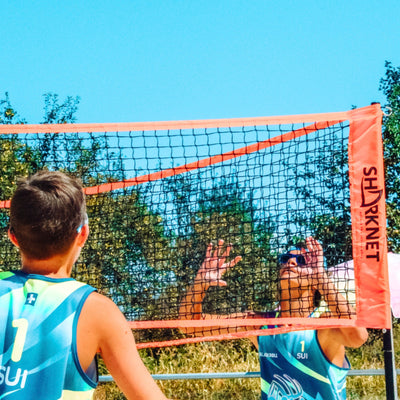 Dreiecknetz für Volleyball/Badminton - multifunktional - Sharknet