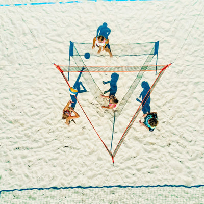 Dreiecknetz für Volleyball/Badminton - multifunktional - Sharknet