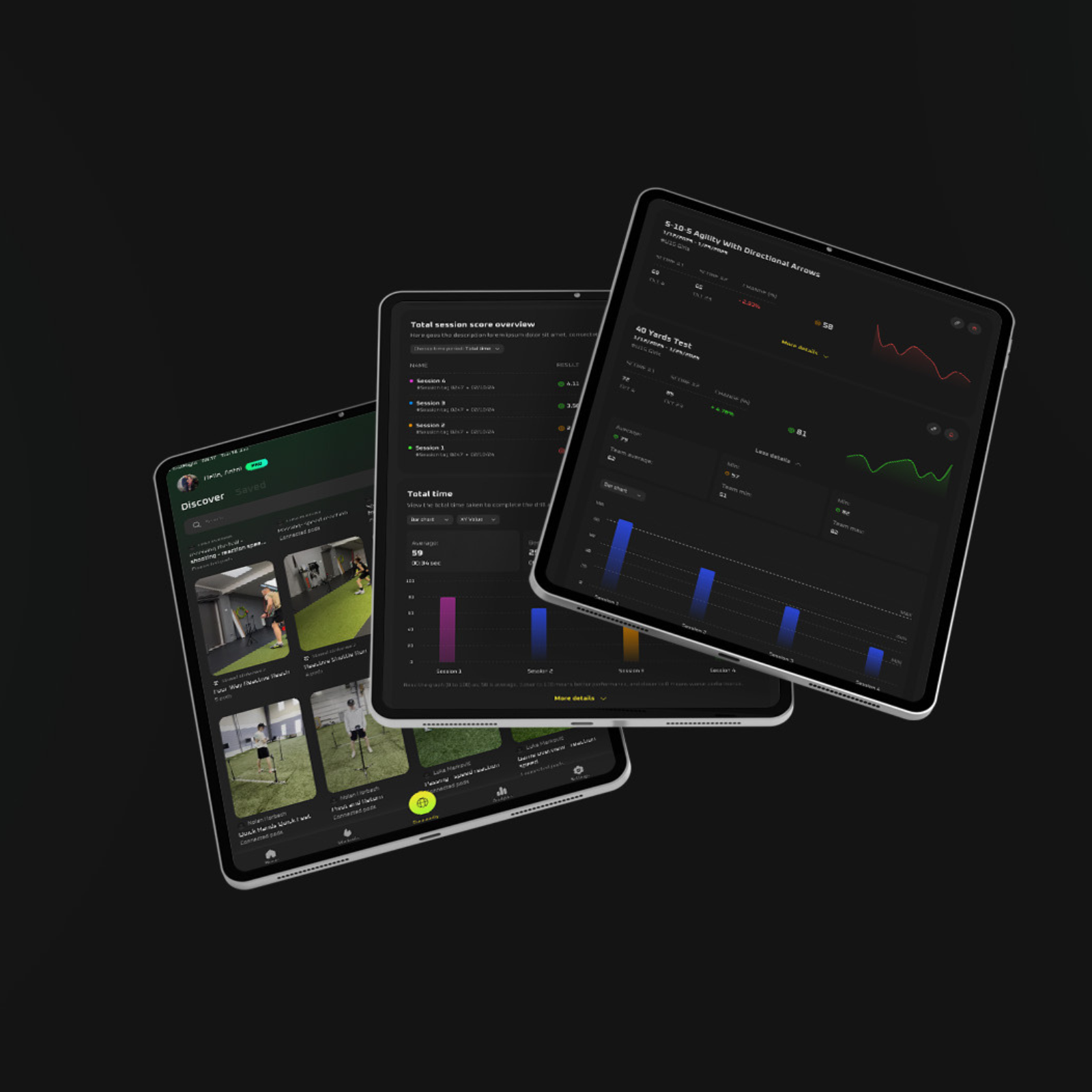 Sportreact Starter Kit – Komplettes reaktives Beweglichkeitssystem – interaktives Sensorsystem für Reaktionszeit und Timing für Mannschaftssportarten, Leichtathletik, Schlägersportarten, Kampfsport und mehr