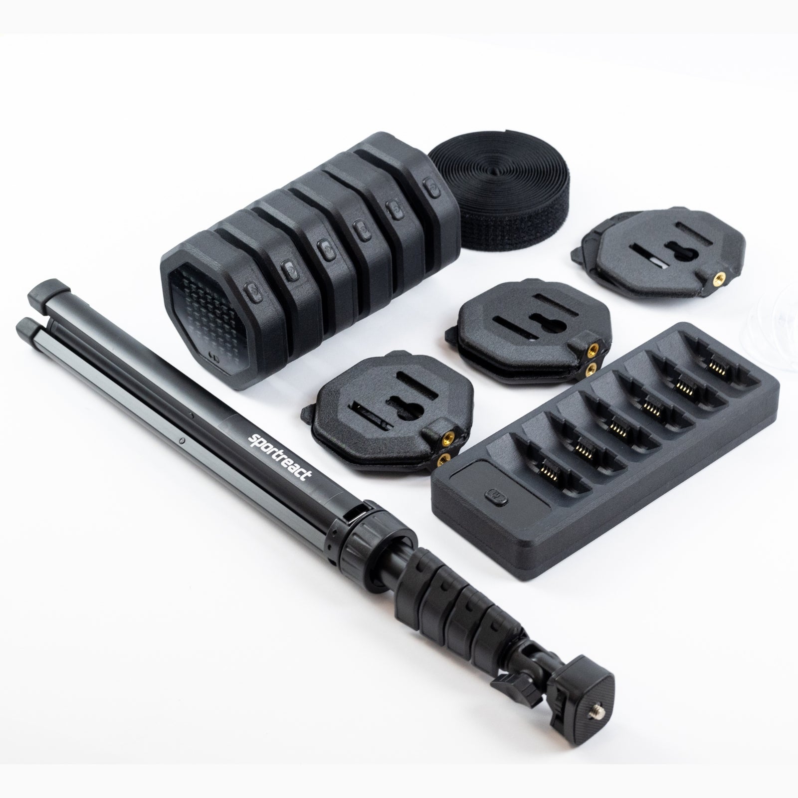 Sportreact Starter Kit – Komplettes reaktives Beweglichkeitssystem – interaktives Sensorsystem für Reaktionszeit und Timing für Mannschaftssportarten, Leichtathletik, Schlägersportarten, Kampfsport und mehr