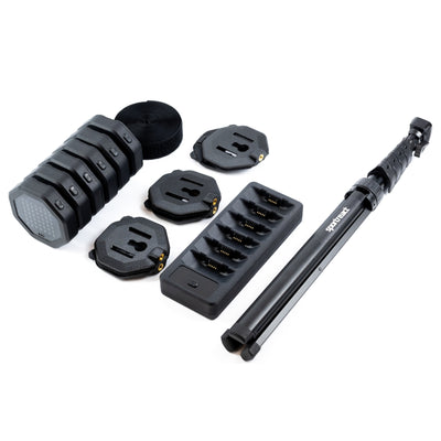 Sportreact Starter Kit – Komplettes reaktives Beweglichkeitssystem – interaktives Sensorsystem für Reaktionszeit und Timing für Mannschaftssportarten, Leichtathletik, Schlägersportarten, Kampfsport und mehr