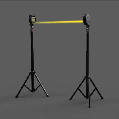 Sportreact Starter Kit – Komplettes reaktives Beweglichkeitssystem – interaktives Sensorsystem für Reaktionszeit und Timing für Mannschaftssportarten, Leichtathletik, Schlägersportarten, Kampfsport und mehr