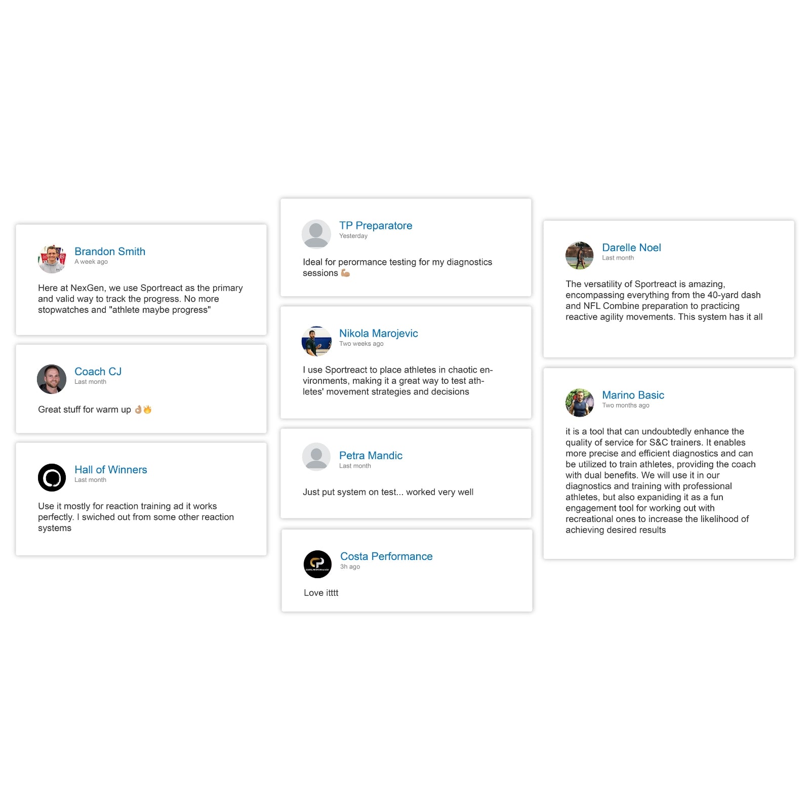 Sportreact Starter Kit – Komplettes reaktives Beweglichkeitssystem – interaktives Sensorsystem für Reaktionszeit und Timing für Mannschaftssportarten, Leichtathletik, Schlägersportarten, Kampfsport und mehr