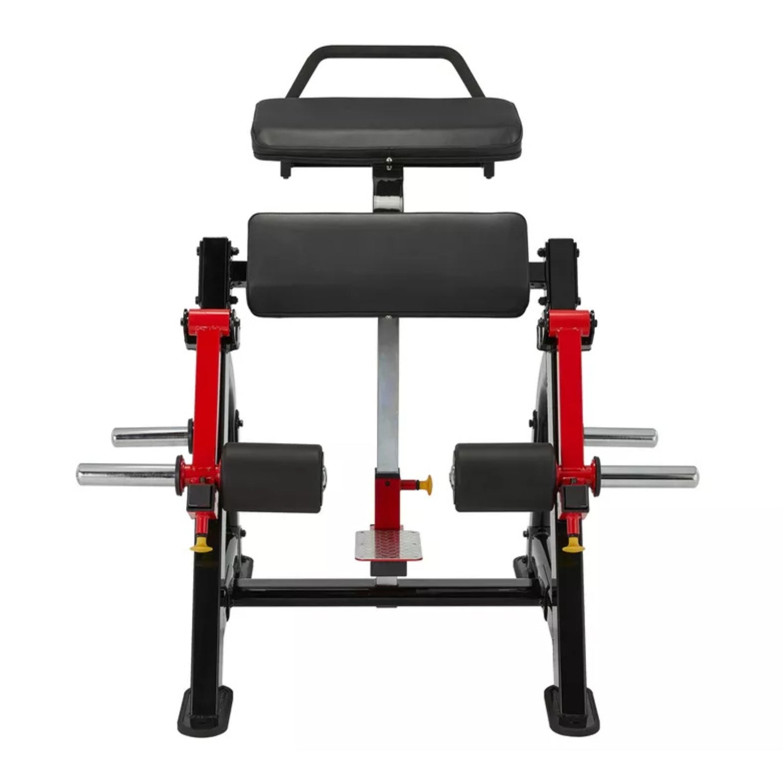 Beincurl-Maschine im Stehen – Gewichtsscheiben – Steelflex PLSLC-BR