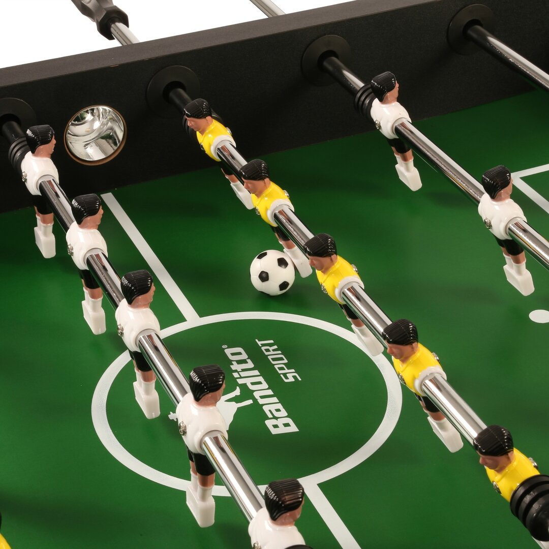 Tafelvoetbaltafel - Bandito Profi Soccer Deluxe Zwart