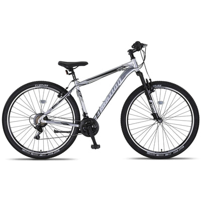 Umit 4 Motion Mountainbike Chrom/Schwarz - 27,5-Zoll-Räder / Unisex 21V V-Bremsen
