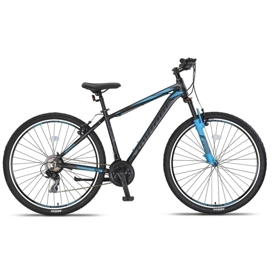 Umit Mirage Mountainbike Schwarz/Blau - 27,5-Zoll-Räder / Unisex 21V V-Bremsen