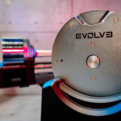 Verstelbare dumbbell 4 tot 32.5 KG (per stuk) - Evolve Fitness Ultra Series AD-325