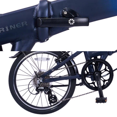 Vouwfiets - Dahon Mariner D8 20" - Ocean Blue - 8-speed derailleur - schijfremmen