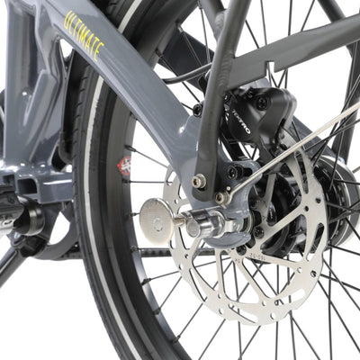 Vouwfiets - U GO Ultimate a2 20" - Cool Grey - 2-speed versnellingen - V brakes