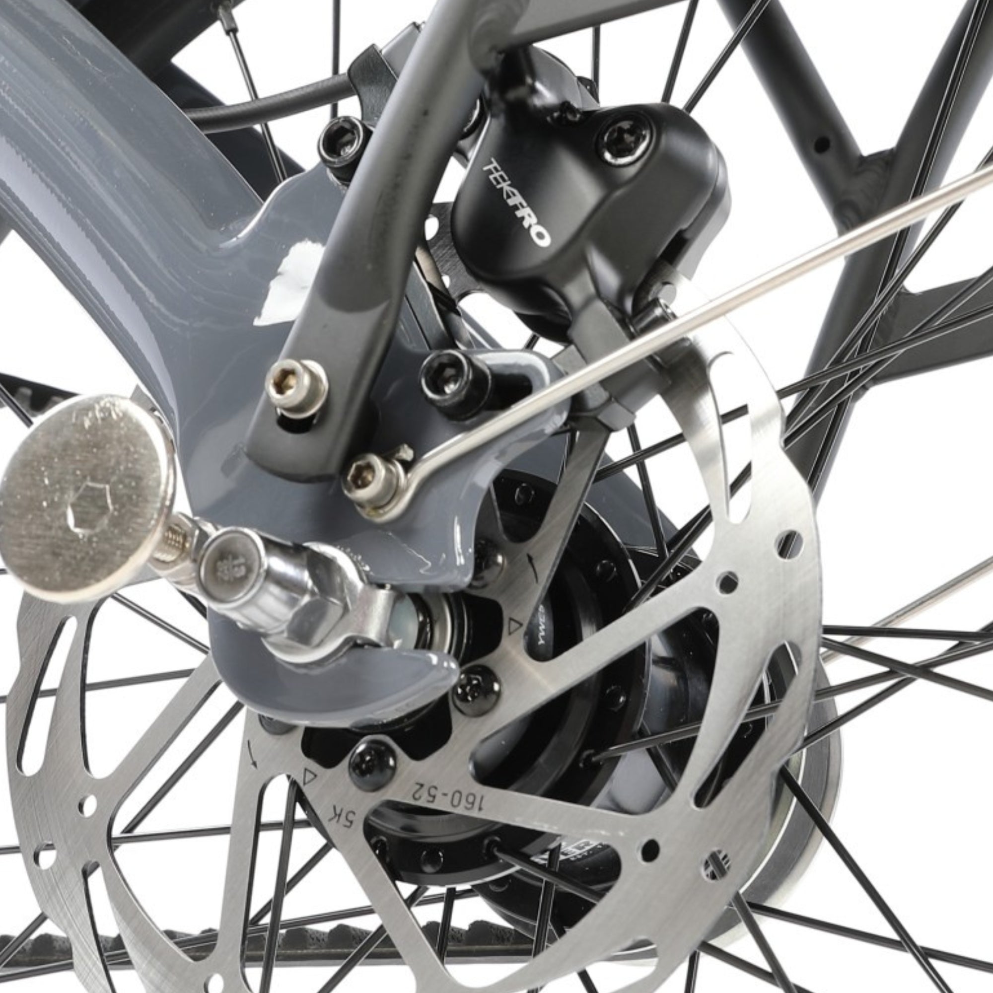 Vouwfiets - U GO Ultimate a2 20" - Cool Grey - 2-speed versnellingen - V brakes