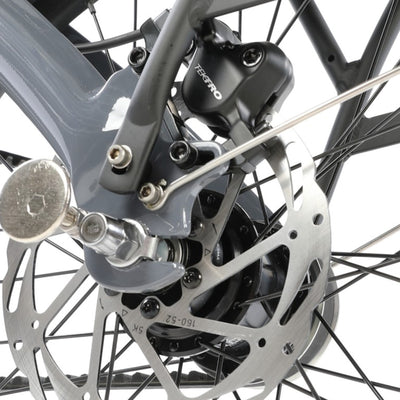 Vouwfiets - U GO Ultimate a2 20" - Cool Grey - 2-speed versnellingen - V brakes