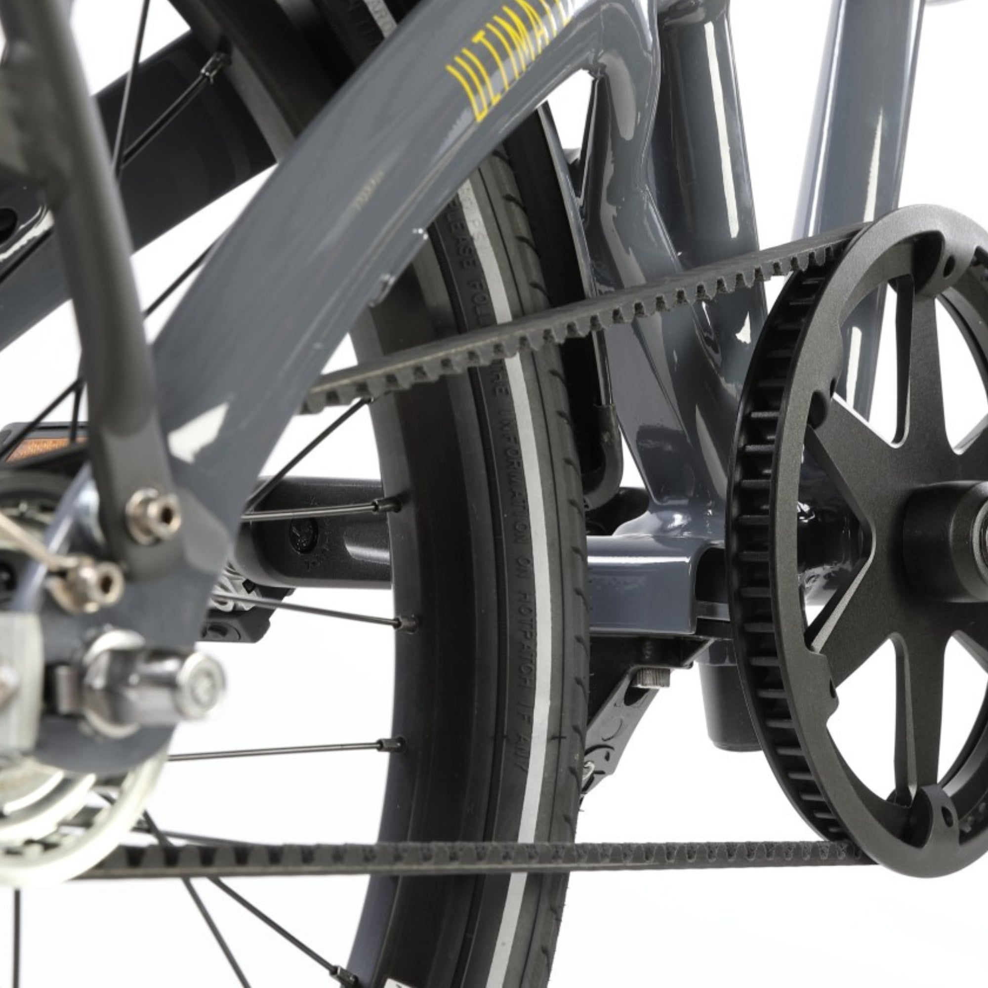 Vouwfiets - U GO Ultimate a2 20" - Cool Grey - 2-speed versnellingen - V brakes