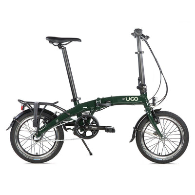 Vouwfiets - U GO Up i3 16" - Moss Green - Shimano Nexus 3 naafversnelling - V brakes