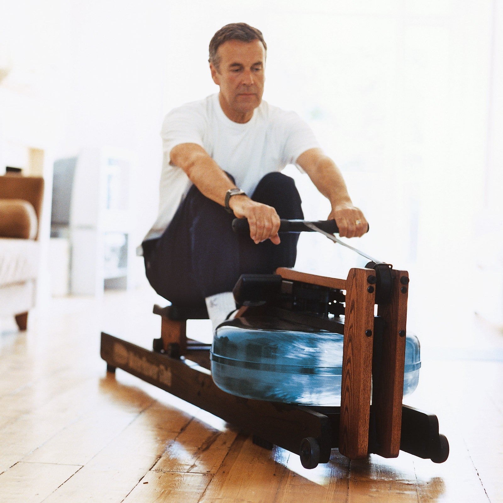 Rudergerät WaterRower Club – gebeizte Eiche