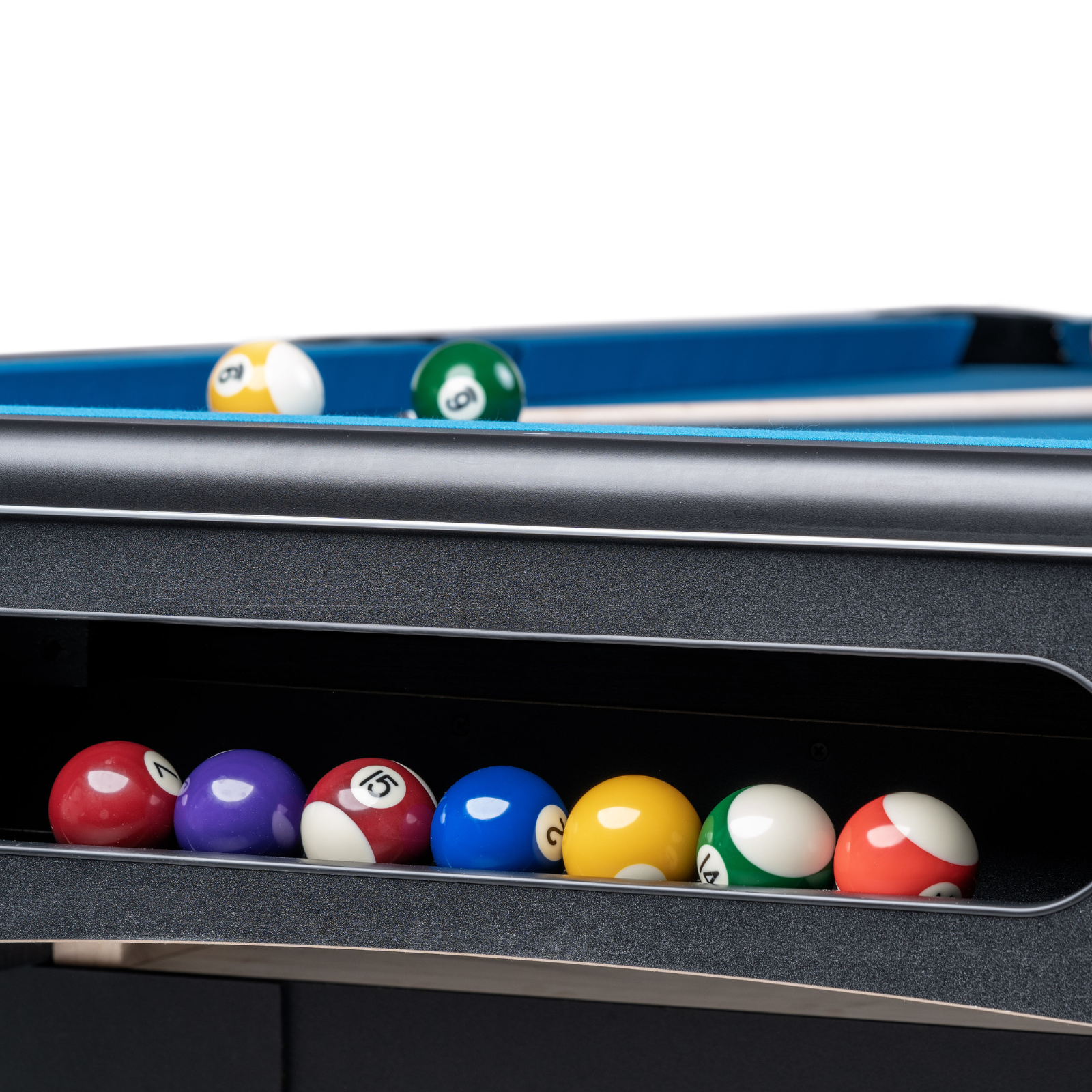 Zwarte pooltafel - Winsport Black Pool 8FT - 256 x 144 cm