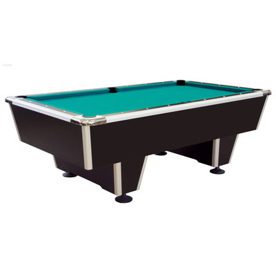 Zwarte professionele pooltafel - Winsport Orlando 8FT - 254 x 142cm