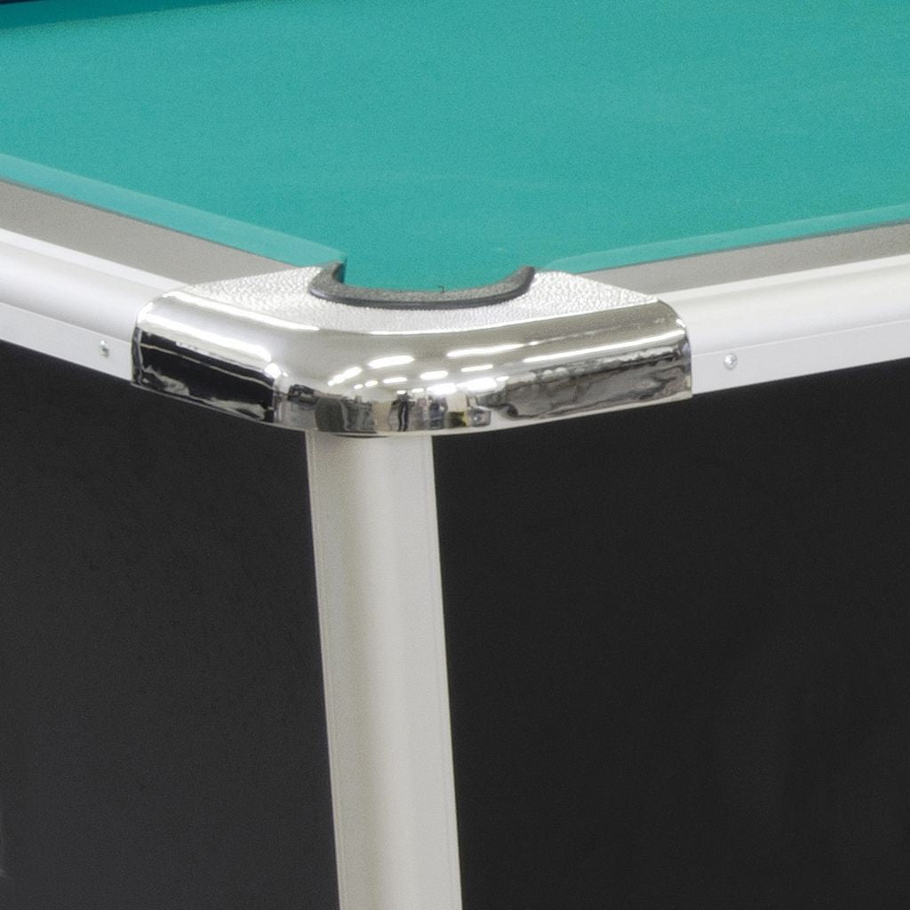 Zwarte professionele pooltafel - Winsport Orlando 8FT - 254 x 142cm