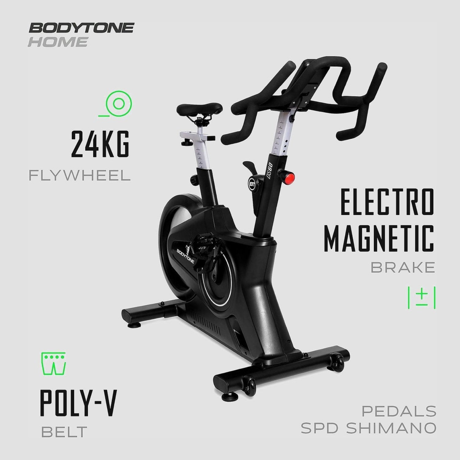 Bodytone DS60 Spinning Bike – 1 Monat kostenloses CycleMasters®